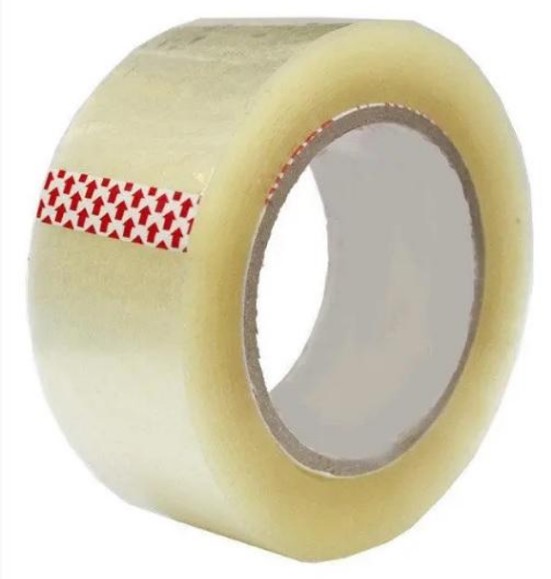 Стрічка 48х100 поліпропіленова з липким шаром прозора Пакус